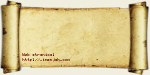 Snežana Vranjković vizit kartica